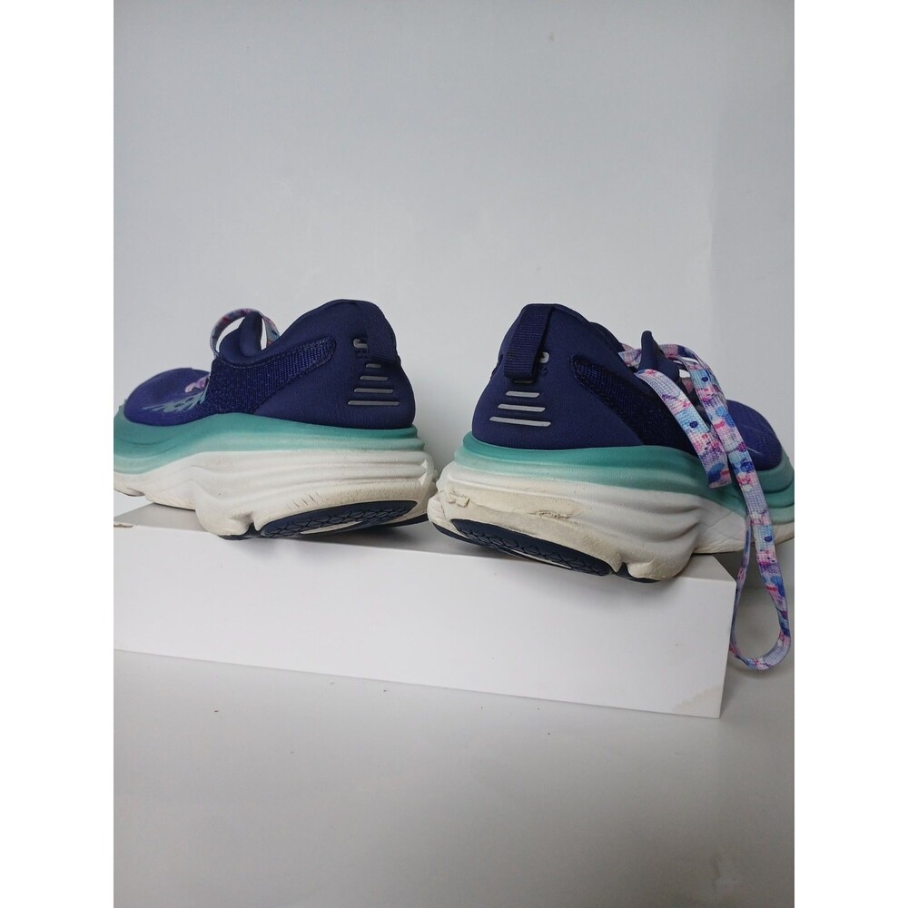 HOKA One One Running Shoes Women's Blue Purple Turquoise Athletic Sneakers - Picture 8 of 10